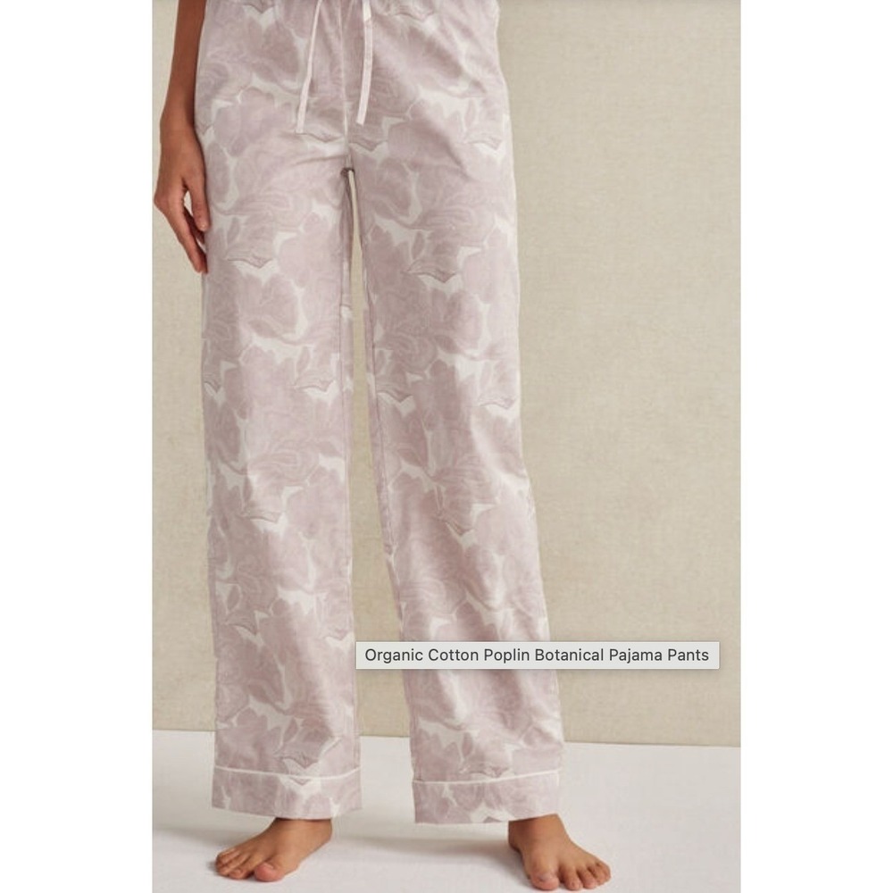 Haven Well Within Organic‎ Cotton Gauze Fern Print Pajama Pants Size XS NWT